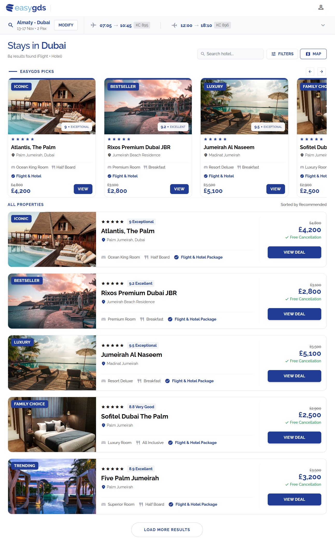 easyGDS Booking Engine